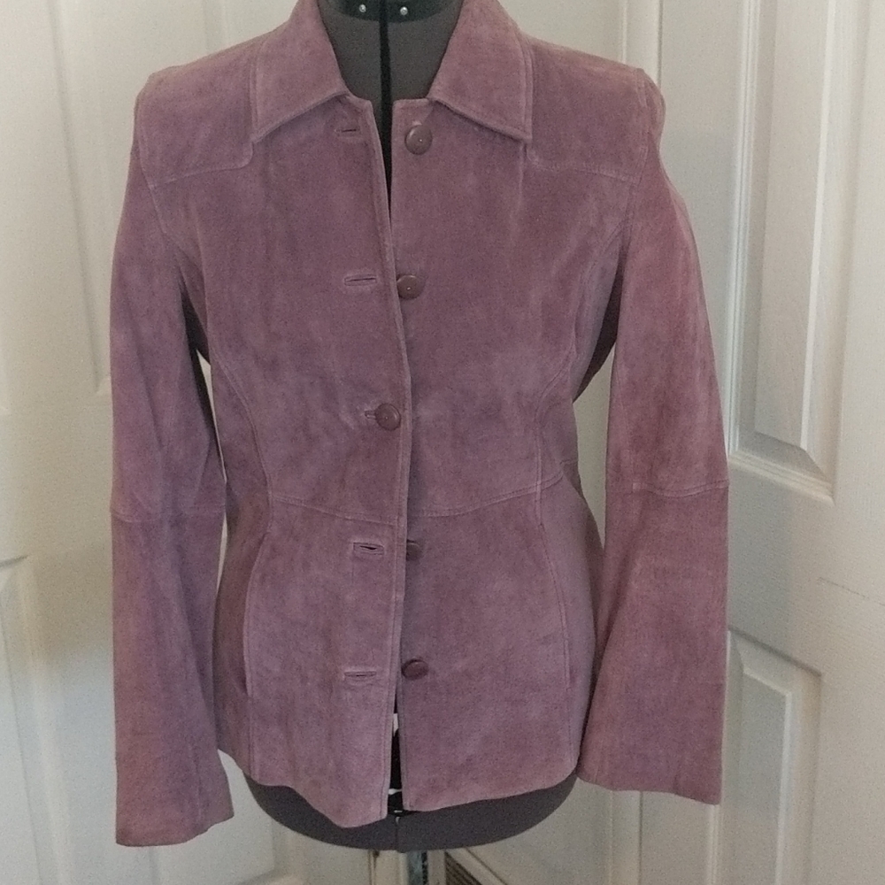 Suede blazer